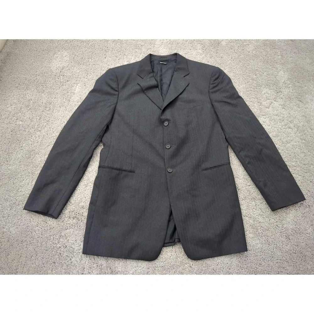 Giogio Armani for Michael J. Fister Blazer Mens L Chest: 44in 3 Button 100% Wool